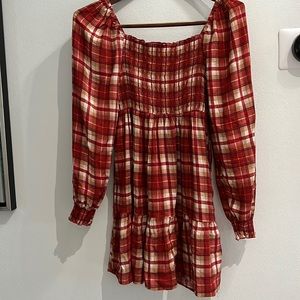 Long sleeve / women short dress